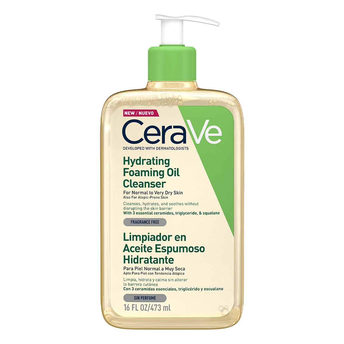3337875773447_01 AC LIMP CERAVE ESPUM HIDRA 473ML - Image 1