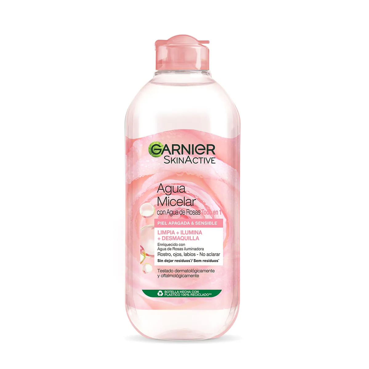 3600542326414_01 AGUA MIC GARNIER DE ROSAS 400 ML - Image 1
