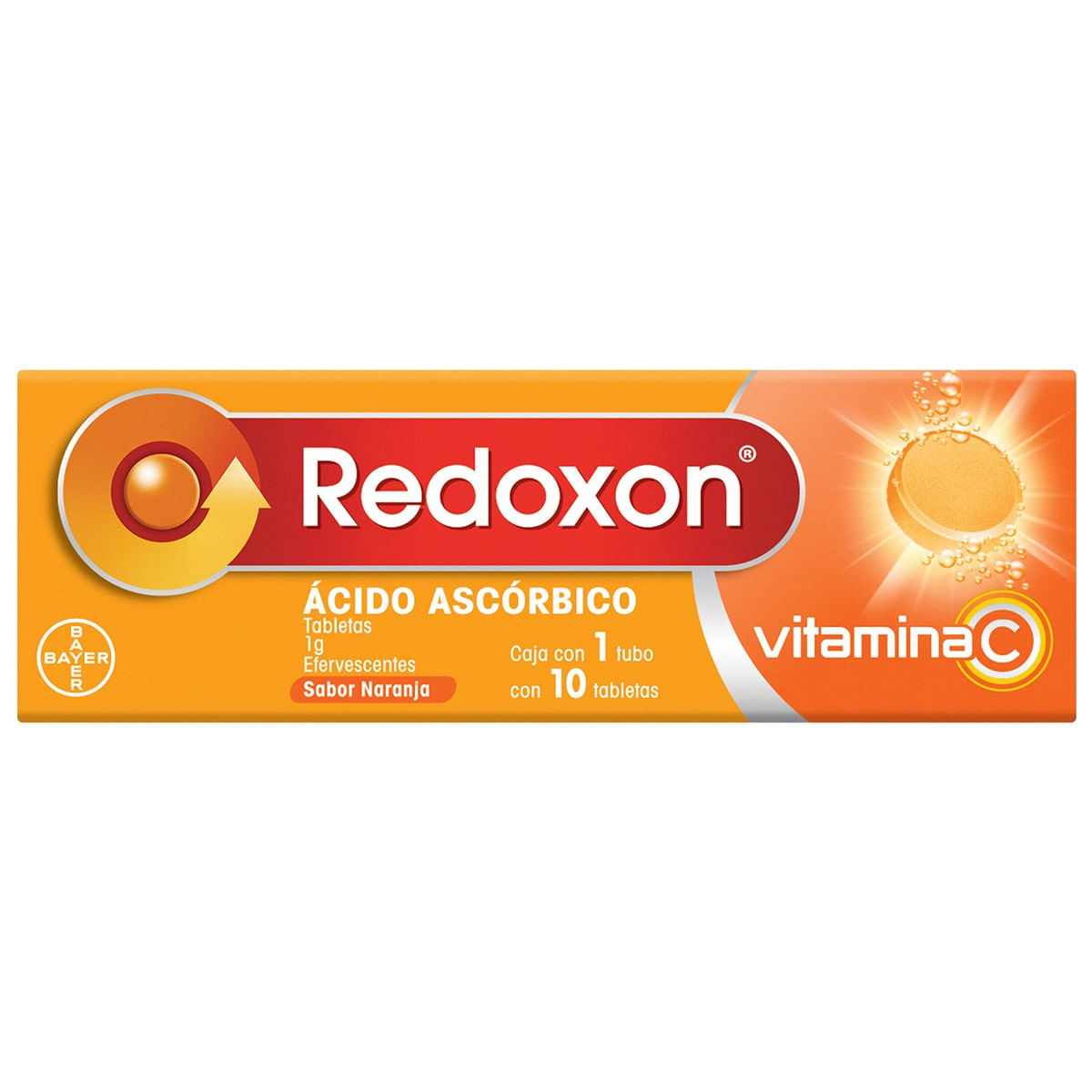 7501008409527_01 REDOXON EFERV NJA 10 COMPR 1GR - Image 1