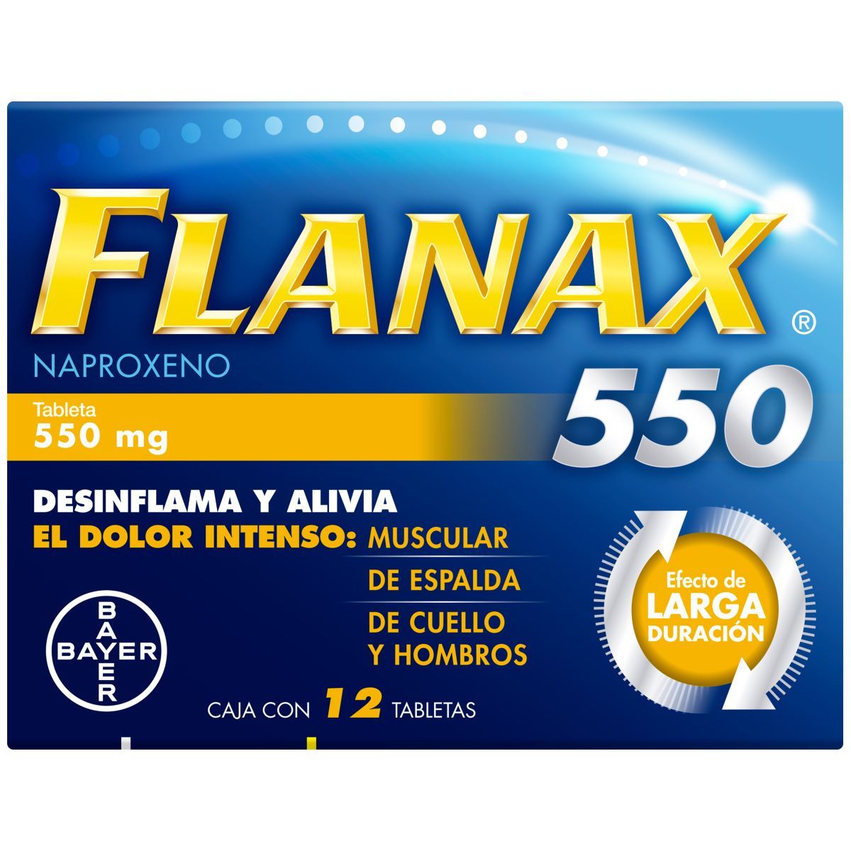7501008497340_01 FLANAX 12 TABS 550MG - Image 1