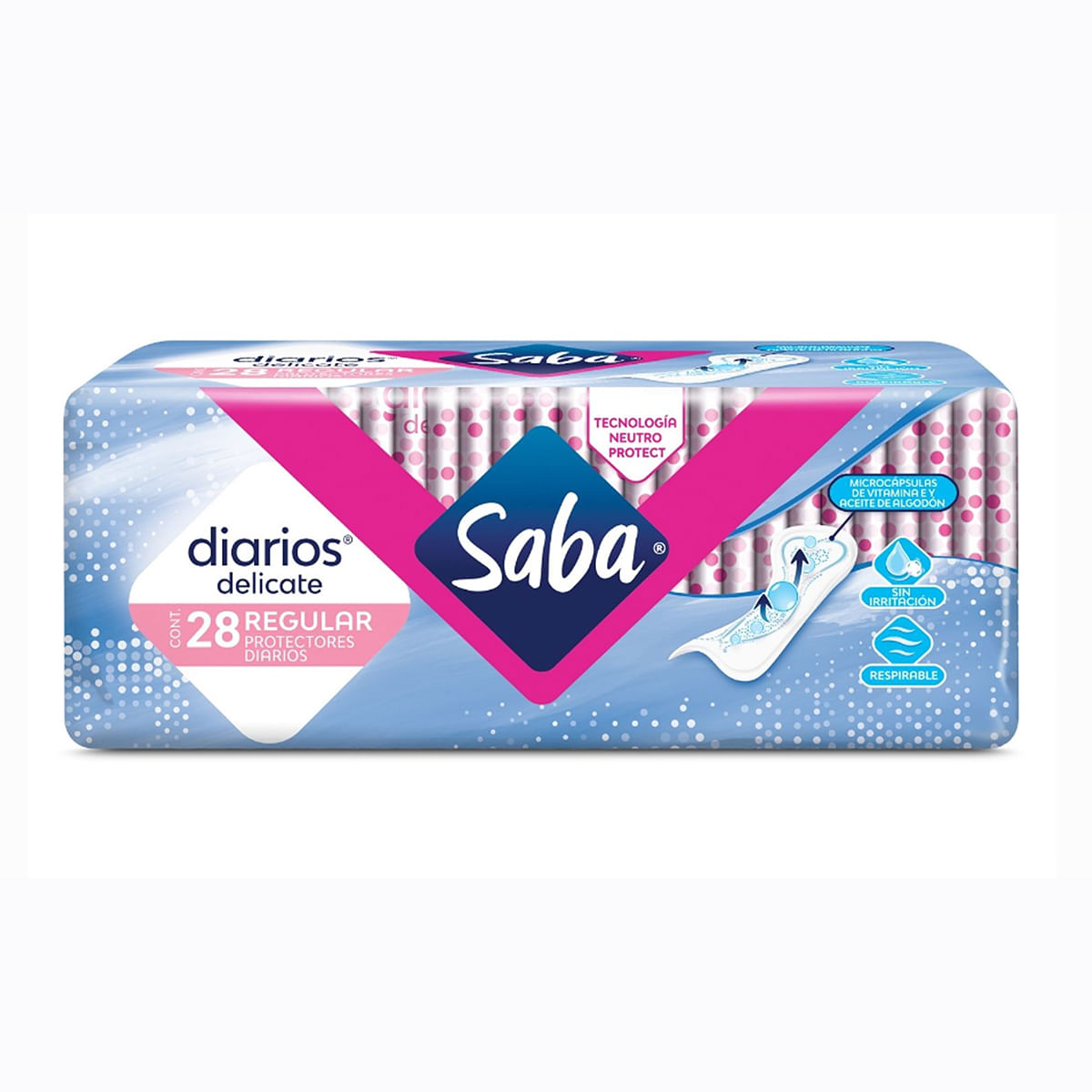 7501019068515_01 PANTY PROT SABA REG 28 - Image 1