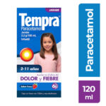 TEMPRA JARABE FRESA 120ML 3.2G