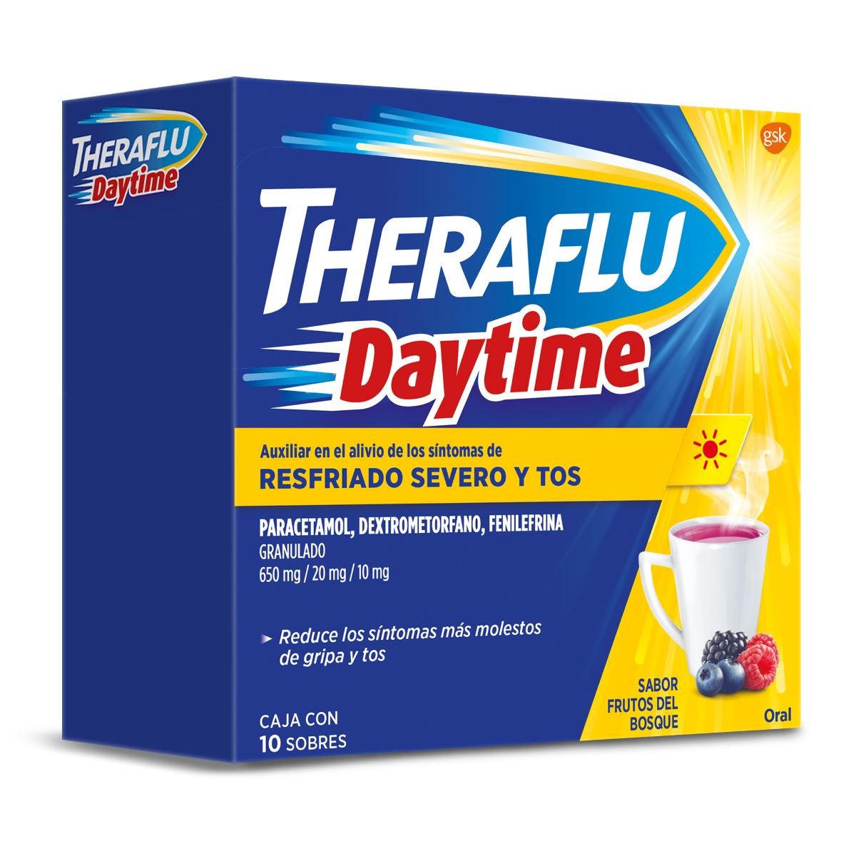 7501065010438_01 THERAFLU DAYTIME FRUT BOSQ 10SB - Image 1