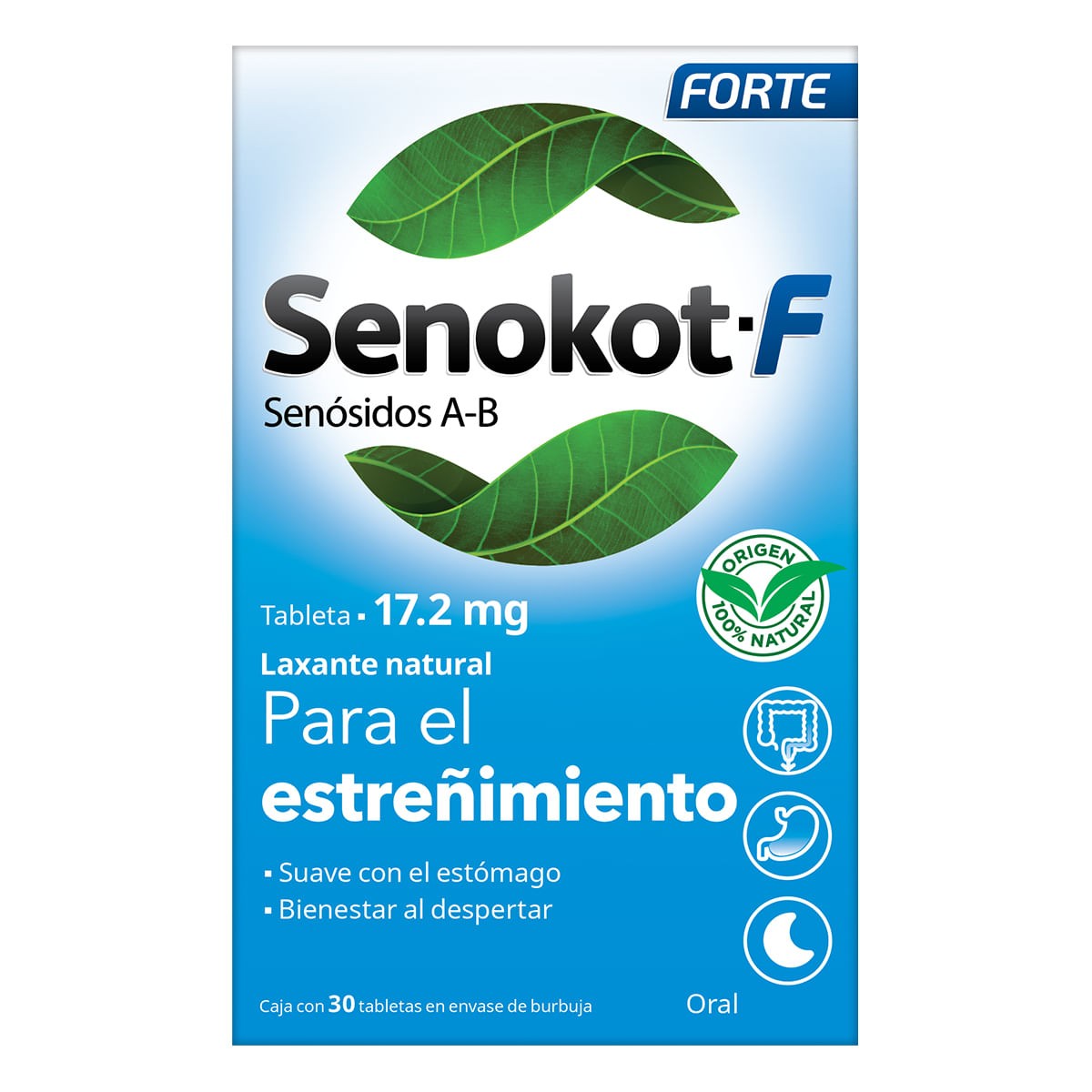 7501065044822_01 SENOKOT-F 374MG 30 TAB - Image 1