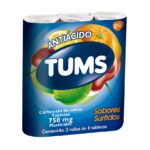 TUMS EXTRA SURT 750MG 3ROLLOS 8TAB - Image 2
