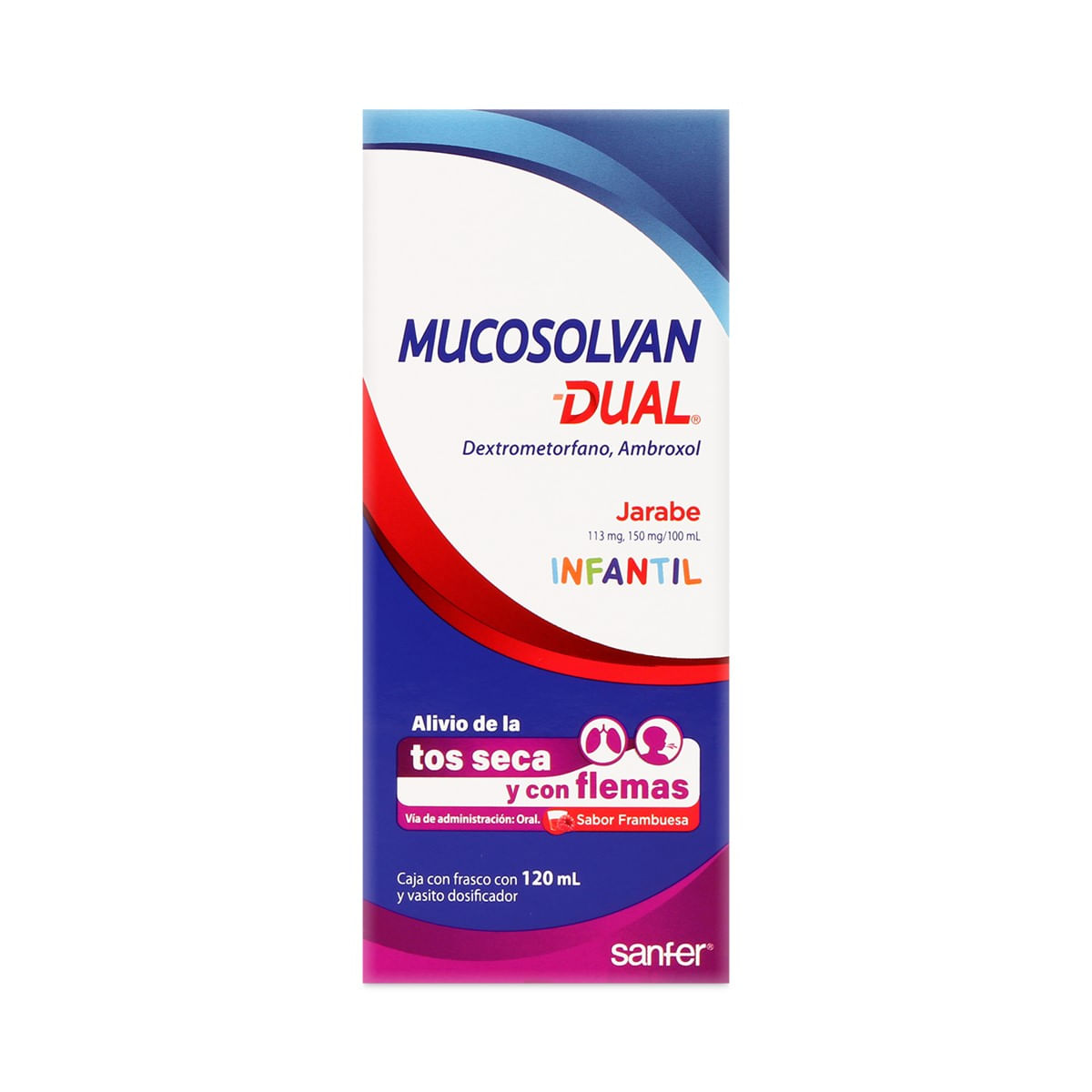 7501070641184_01 MUCOSOLVAN DUAL INF FRAM JBE120ML - Image 1