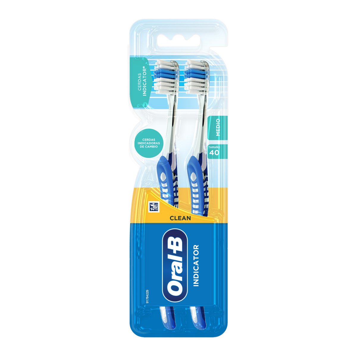 7501086453955_01 CEP DENT ORAL-B INDI 40MD PESPC/2 - Image 1