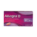 ALLEGRA D 60/25 MG 10 TAB