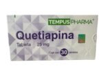 QUETIAPINA 25 MG 30 TAB     LGEN