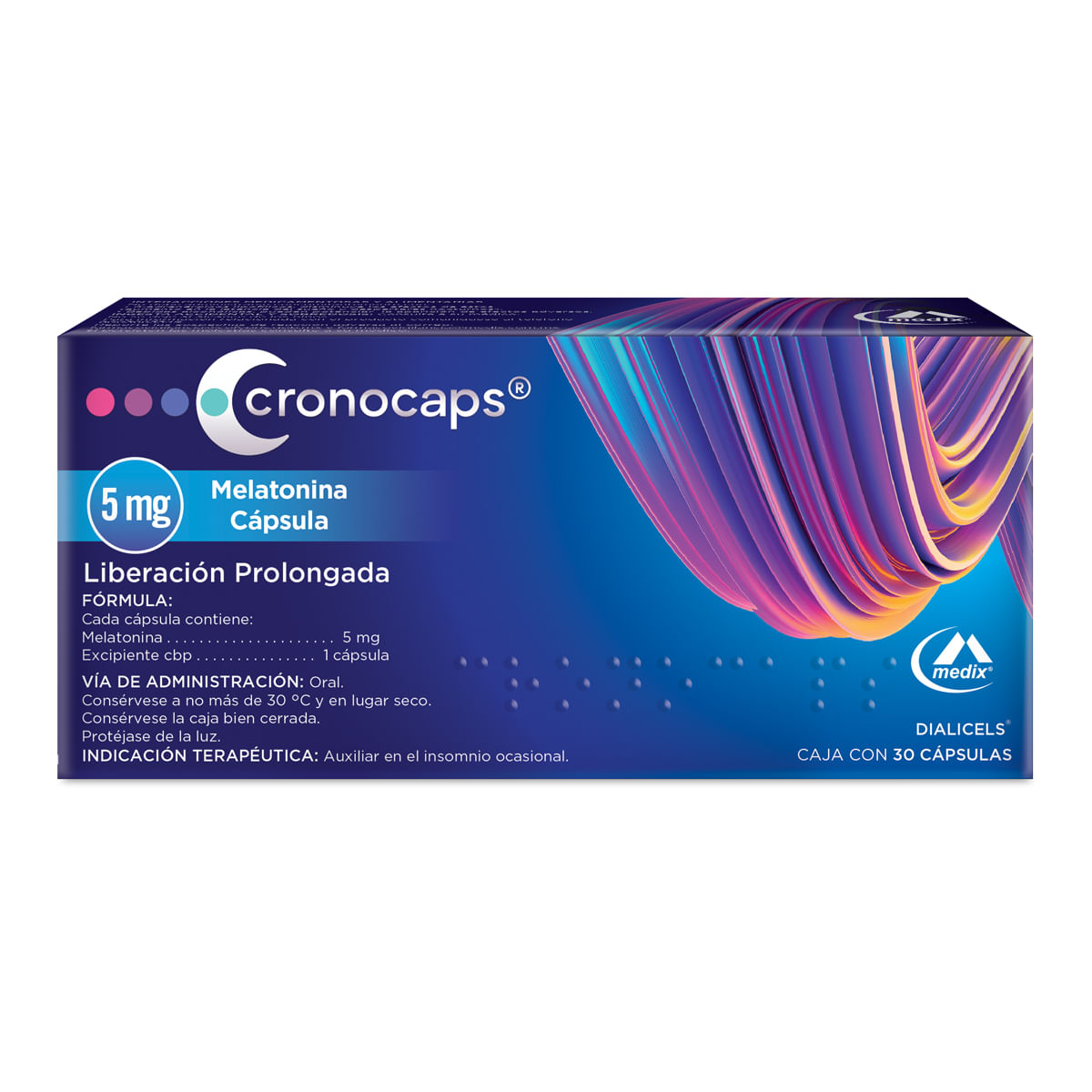 7501293200656_01 CRONOCAPS 5 MG 30 CAPS - Image 1