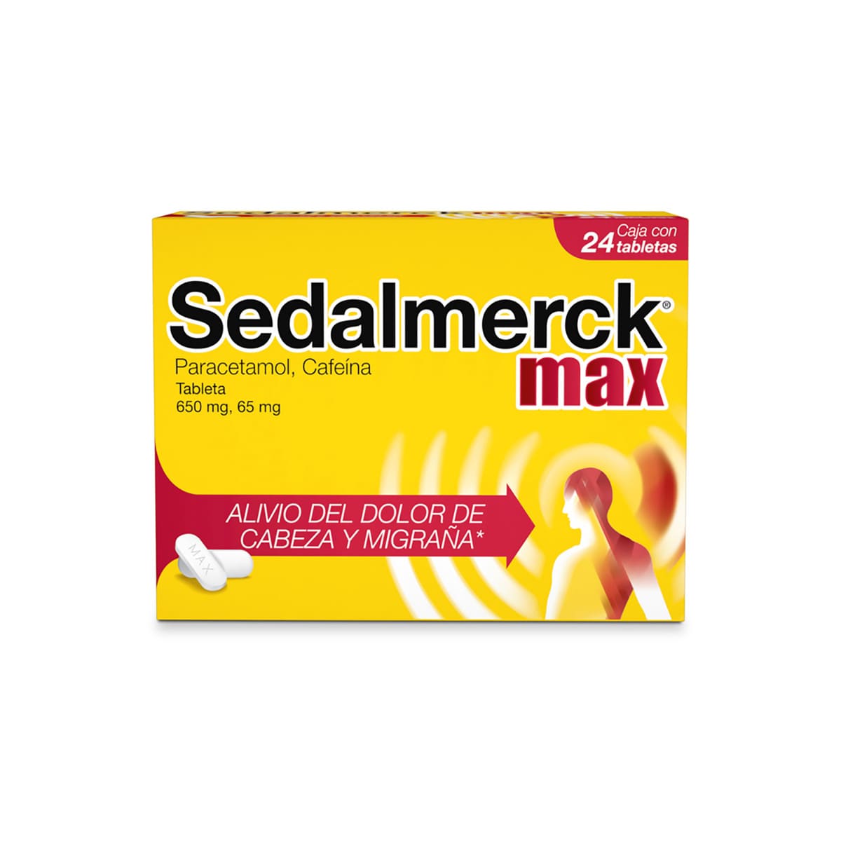 7501298215099_01 SEDALMERCK MAX 24 TABS - Image 1