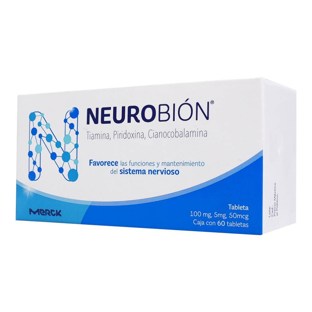 7501298265100_01 NEUROBION 100Mg 60 TAB - Image 1