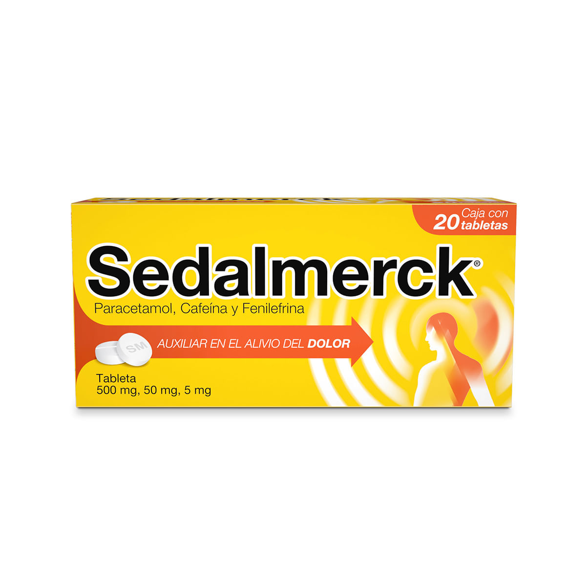 7501298281209_01 SEDALMERCK 20 TABS - Image 1