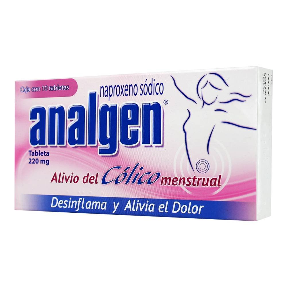 7501299309445_01 ANALGEN COLICO-MENST 220MG 10 TAB - Image 1