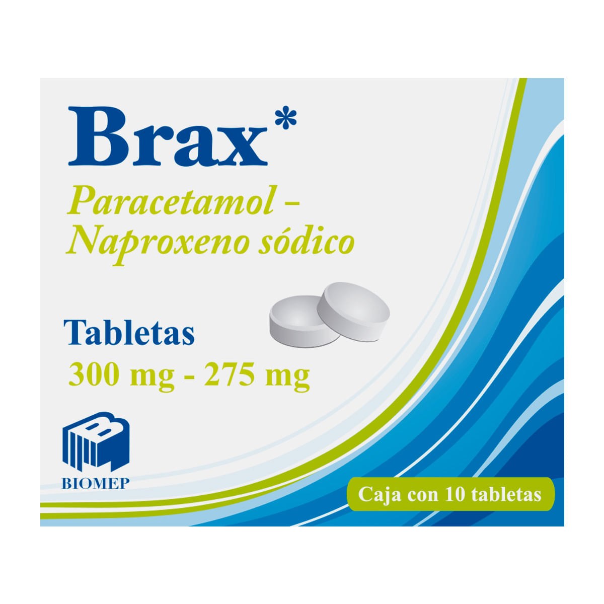 7501573900177_01 BRAX 300MG /275 NAPROXENO - Image 1
