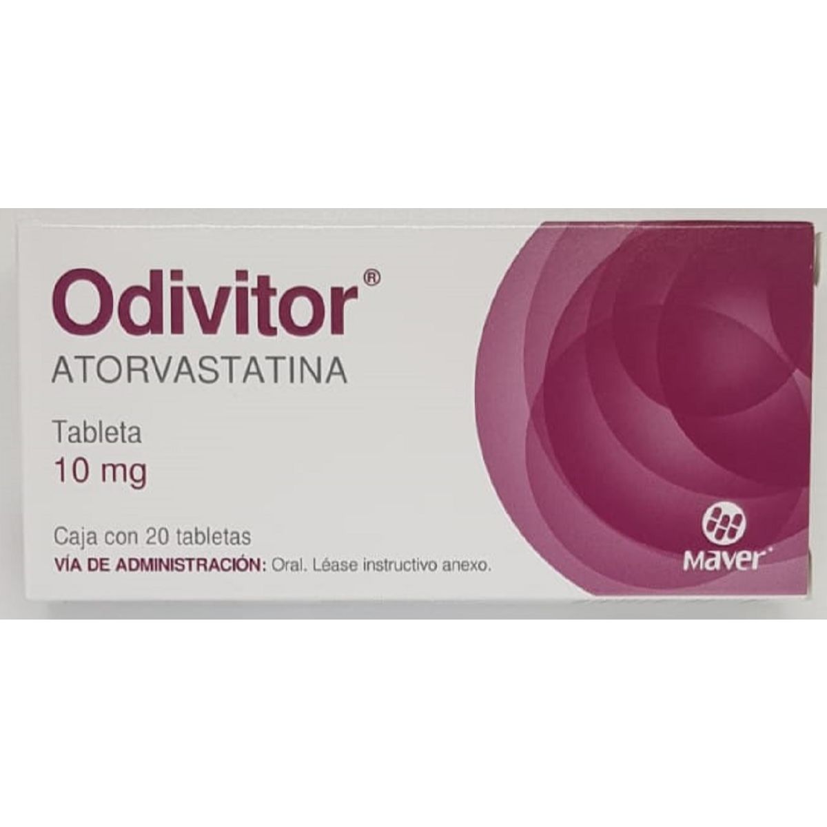 7502009744884_01 ODIVITOR 20 TABS 10 MG - Image 1