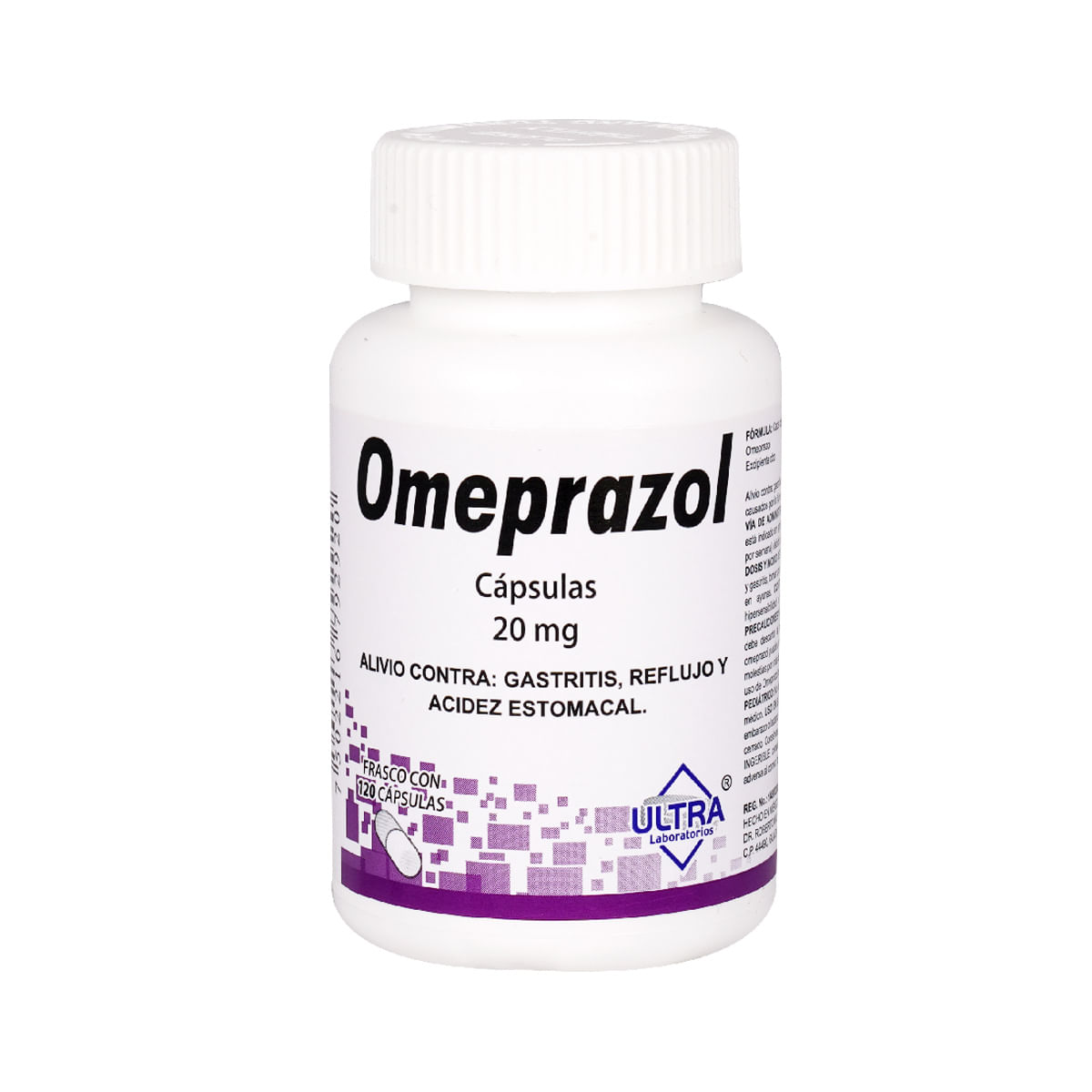 7502216792920_01 OMEPRAZOL 120 CAPS 20MG - Image 1
