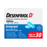 DESENFRIOL D 30 TABS 2MG/5MG/500MG